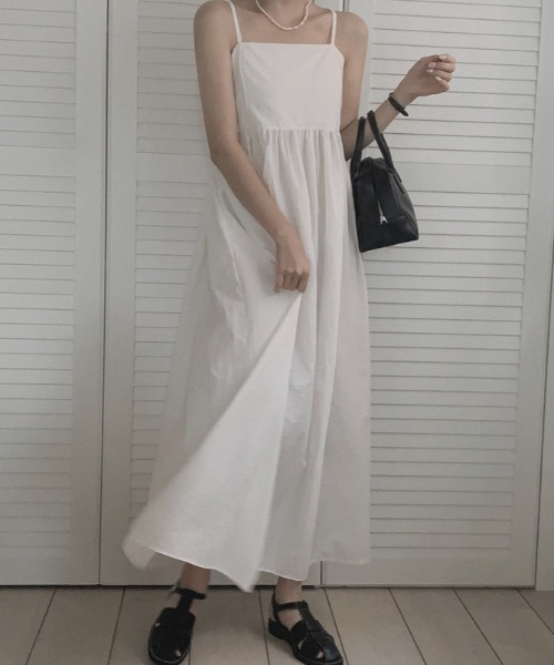 「a lot of love」 キャミソールワンピース S ホワイト レディース_画像6
