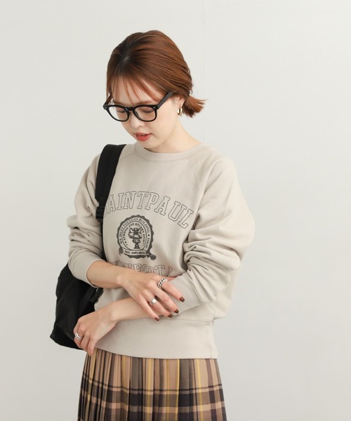 「URBAN RESEARCH DOORS」 スウェットカットソー MEDIUM グレー系その他 レディース_画像3