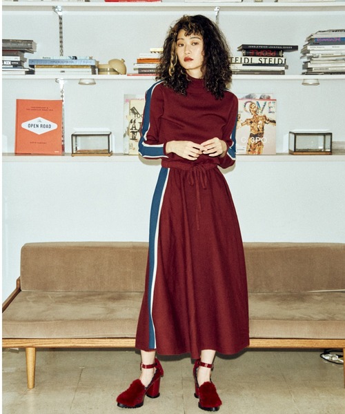 PAMEO POSE（パメオ ポーズ） ニットワンピース FREE ブラック