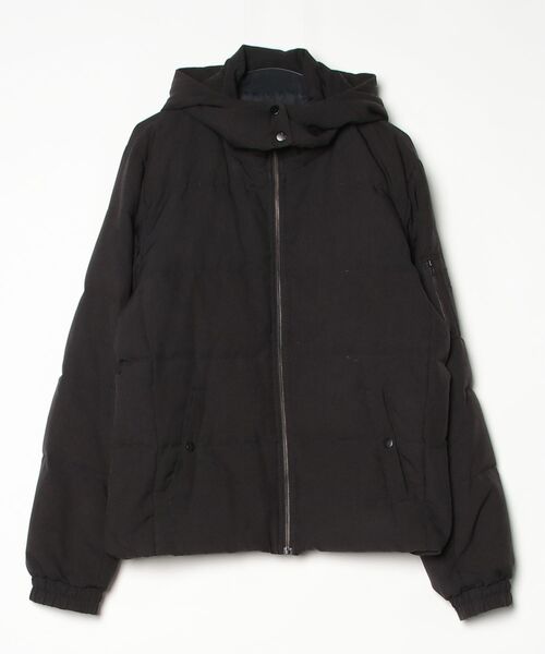 URBAN RESEARCH　ダウンジャケット ブラックネイビー セール】『XLサイズ/WEB限定』ウールブレンドラミネートダウンパーカー