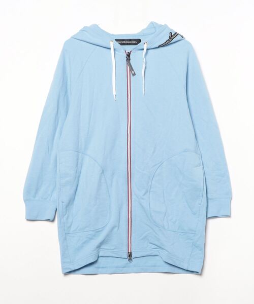 mercibeaucoup,（メルシーボークー） ジップアップパーカー 01 ブルー