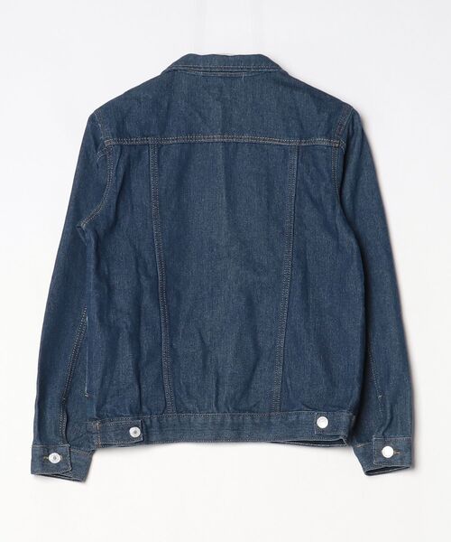LE DENIM ブルーデニムジャケット Fサイズ BLANC FICELLE デニムジャケット - ネイビー レディース : ZOZOTOWN