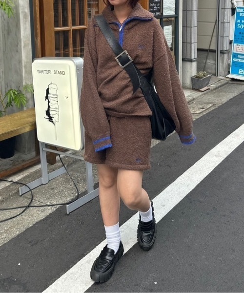 「nemne store」 長袖ニット SMALL グレー レディース_画像6