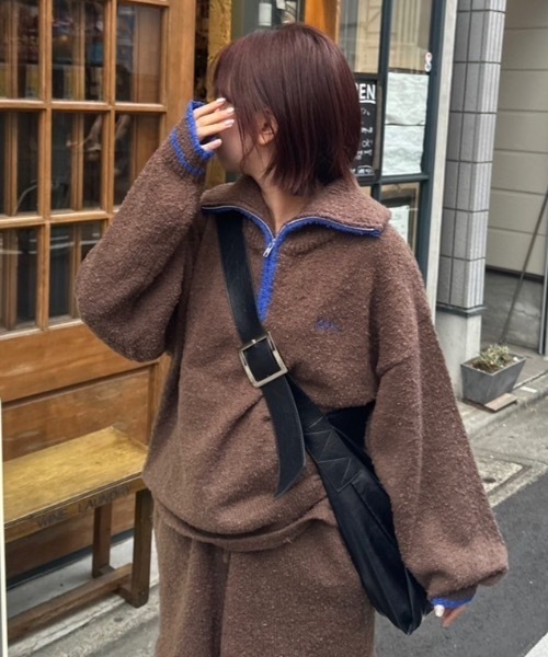 「nemne store」 長袖ニット SMALL グレー レディース_画像7