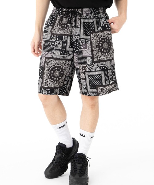 NEW ERA（ニューエラ） パンツ ショートパンツ ペイズリー柄 メンズ