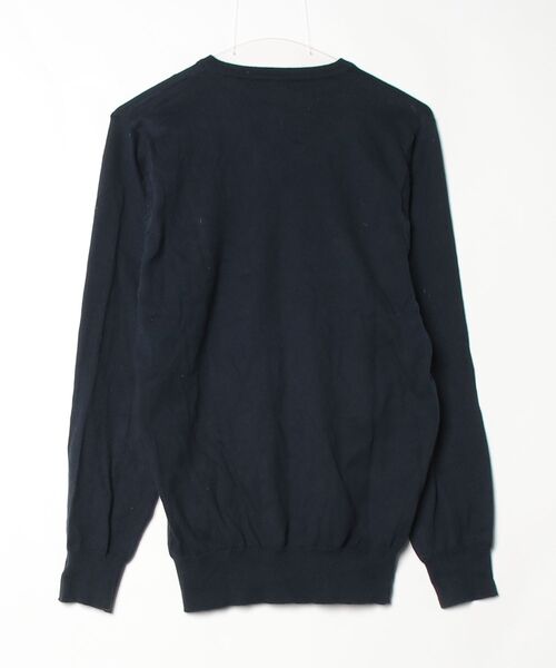 「BARNEYS NEWYORK」 長袖ニット 46 ネイビー メンズ_画像2