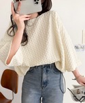 tシャツ 凹凸がコーデを上品に彩る♪前後差フク...の詳細画像5