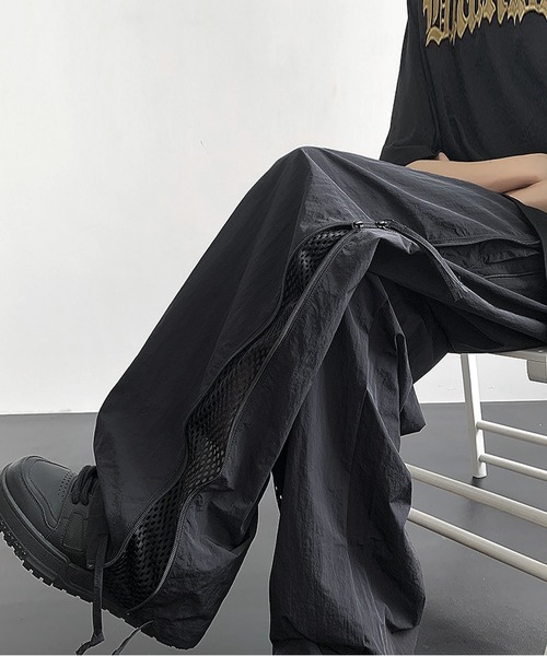 「JOHNNY WOLF」 イージーパンツ M グレー メンズ_画像2