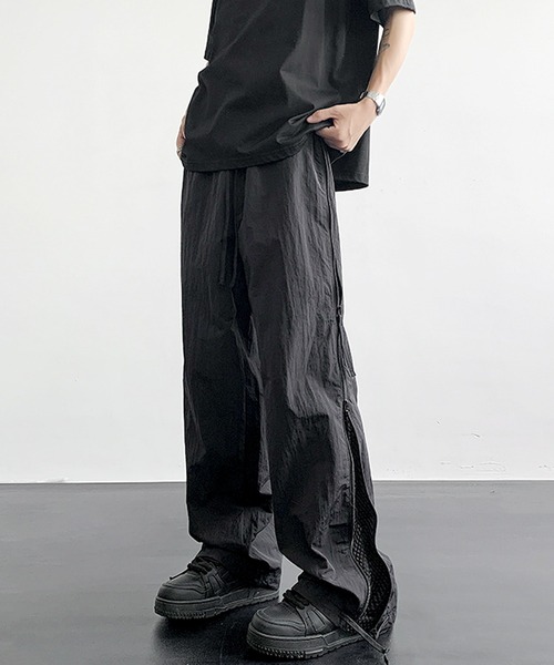 「JOHNNY WOLF」 イージーパンツ M グレー メンズ_画像3