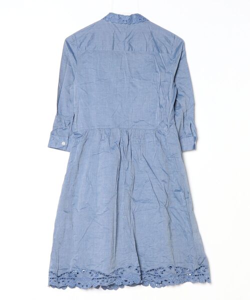 「PAUL&JOE SISTER」 シャツワンピース 36 ネイビー レディース_画像2