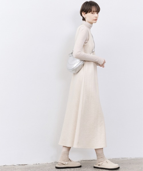 「tageechita」 ノースリーブワンピース M モカ レディース_画像2