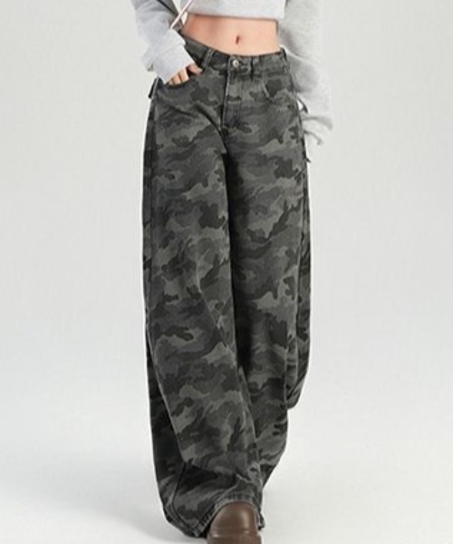 「SHEENA」 デニムパンツ S グレー レディース_画像3