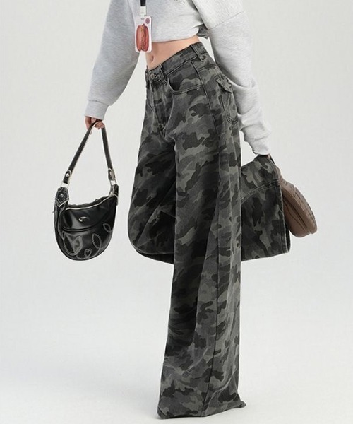 「SHEENA」 デニムパンツ S グレー レディース_画像5