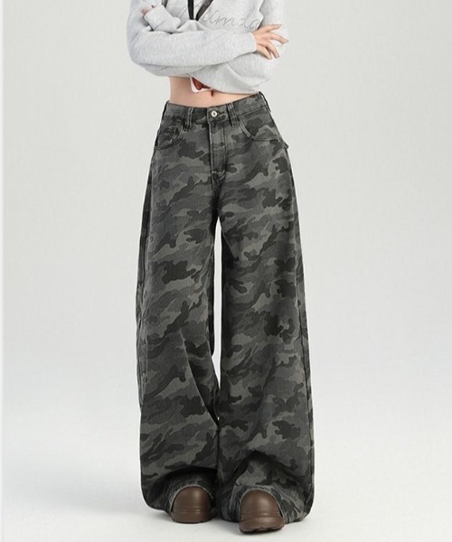 「SHEENA」 デニムパンツ S グレー レディース_画像7