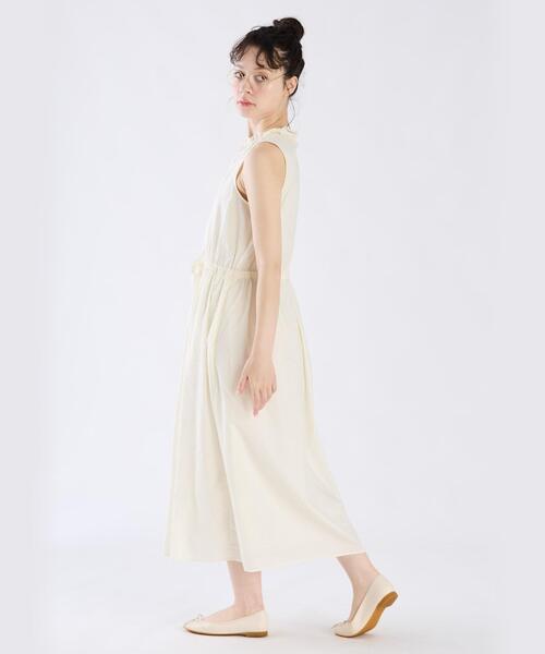 「To b. by agnes b.」 ノースリーブワンピース 36 ホワイト系その他 レディースの画像