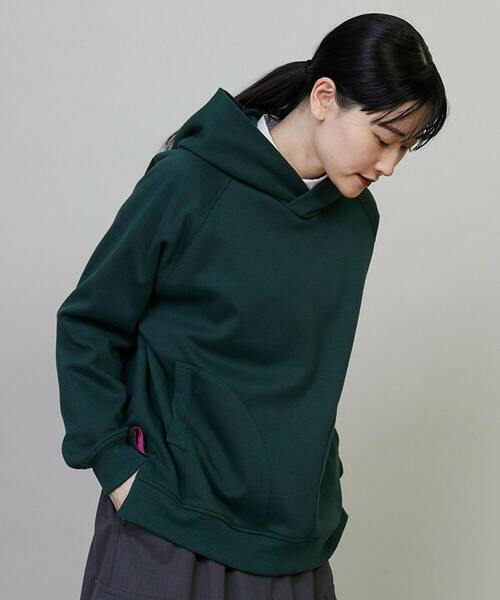 「FRAPBOIS」 プルオーバーパーカー 1 グリーン レディース_画像5