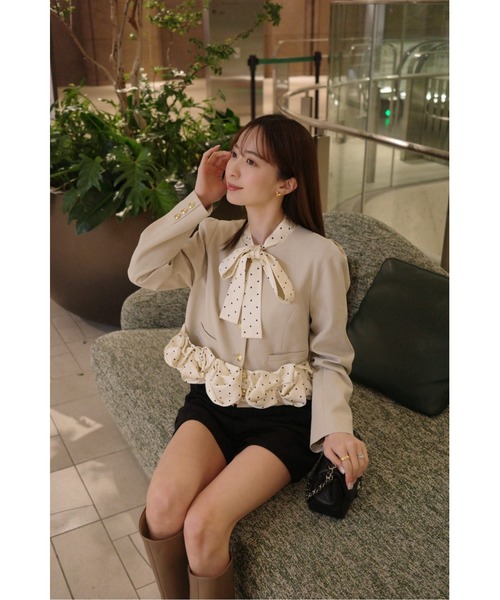 LILY BROWN（リリーブラウン） ジャケット ノーカラージャケット