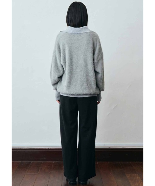 「MEDE19F」 長袖ニット LARGE グレー レディース_画像8
