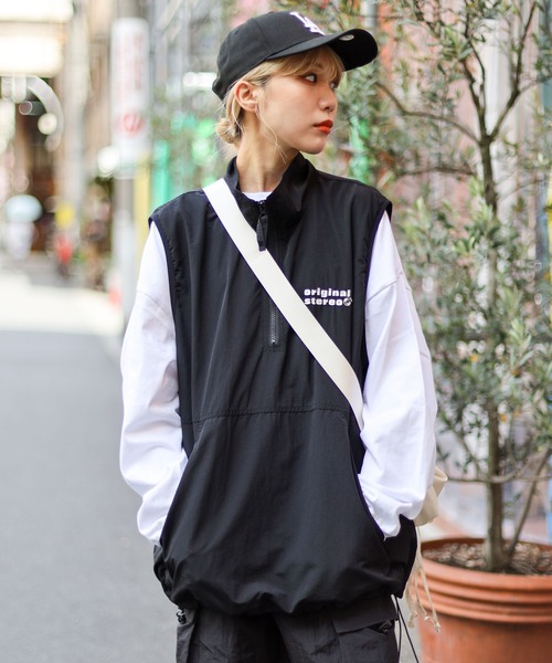 「SPINNS」 ベスト ONESIZE グレー メンズ_画像2