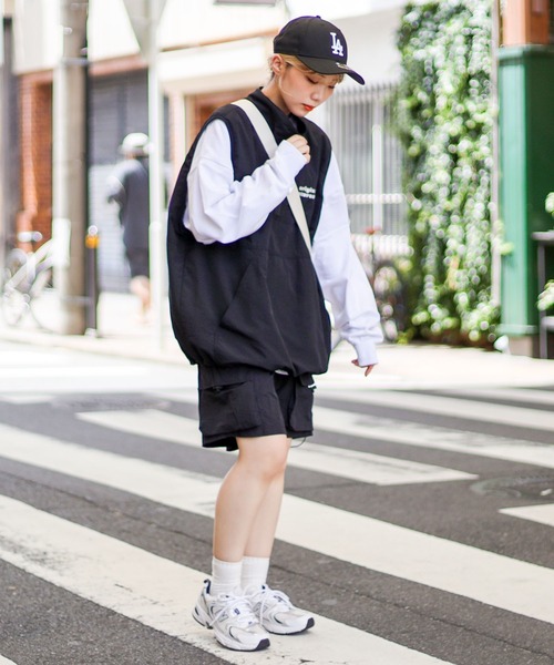 「SPINNS」 ベスト ONESIZE グレー メンズ_画像3