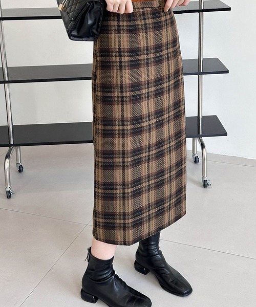 「BANICO」 タイトスカート MEDIUM ブラウン レディース_画像8