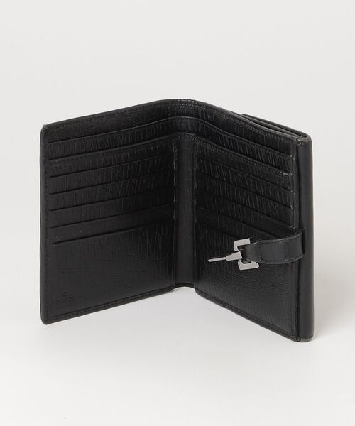 GUCCI（グッチ） ジャッキー GGキャンバス 二つ折り 財布 - ブラック