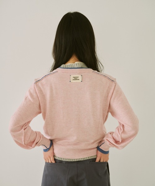 common gull products. 2つで1つのカーディガン、芽心 2つで1つのカーディガン、芽心（カーディガン/ボレロ）｜common gull
