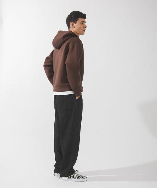 URBAN RESEARCH Sonny Label パーカー ダンボールニットジップアップ