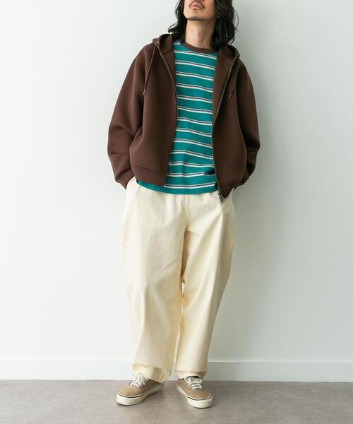 URBAN RESEARCH Sonny Label パーカー ダンボールニットジップアップ