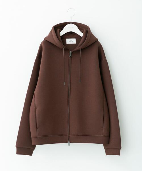 URBAN RESEARCH Sonny Label パーカー ダンボールニットジップアップ