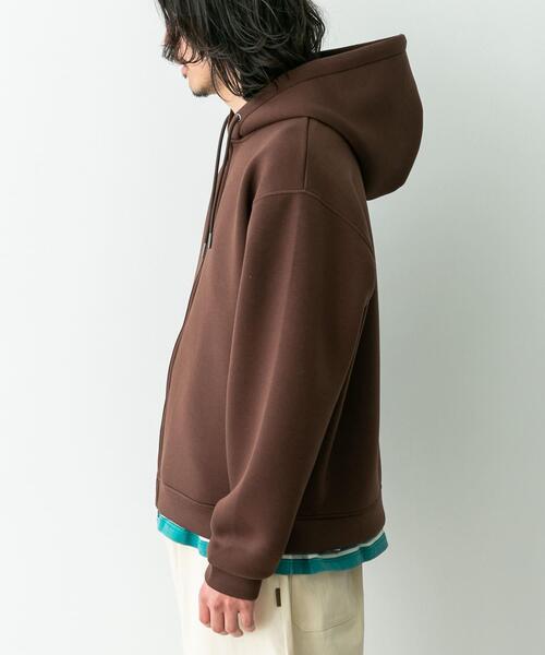 URBAN RESEARCH Sonny Label パーカー ダンボールニットジップアップ