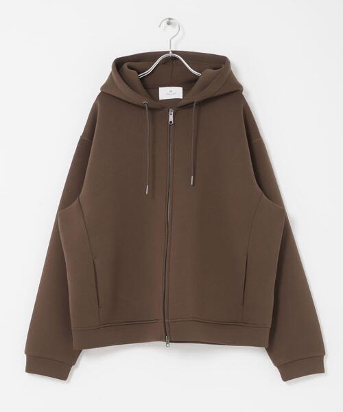 URBAN RESEARCH Sonny Label パーカー ダンボールニットジップアップ