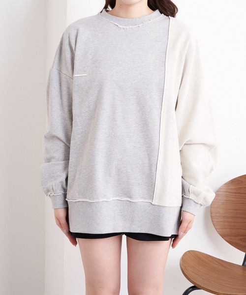 「Chico」 スウェットカットソー FREE ホワイト レディース_画像3