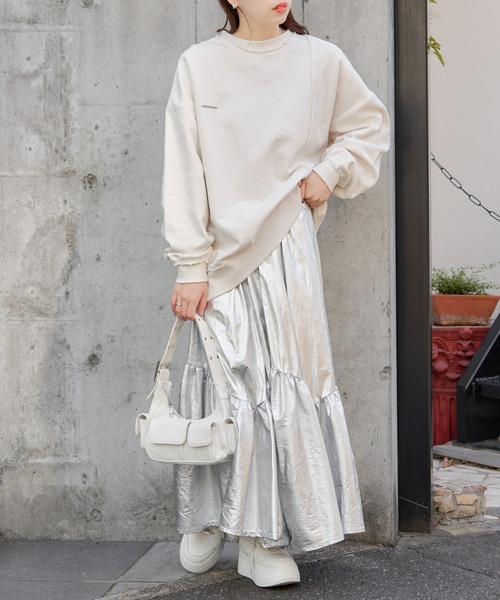 「Chico」 スウェットカットソー FREE ホワイト レディース_画像8