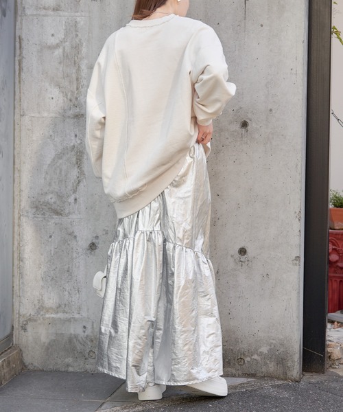 「Chico」 スウェットカットソー FREE ホワイト レディース_画像9