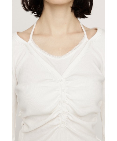 LAYERED LIKE CUT トップス　SLY スライ SLY | 【SNSで話題！】LAYERED LIKE CUT トップス (Tシャツ