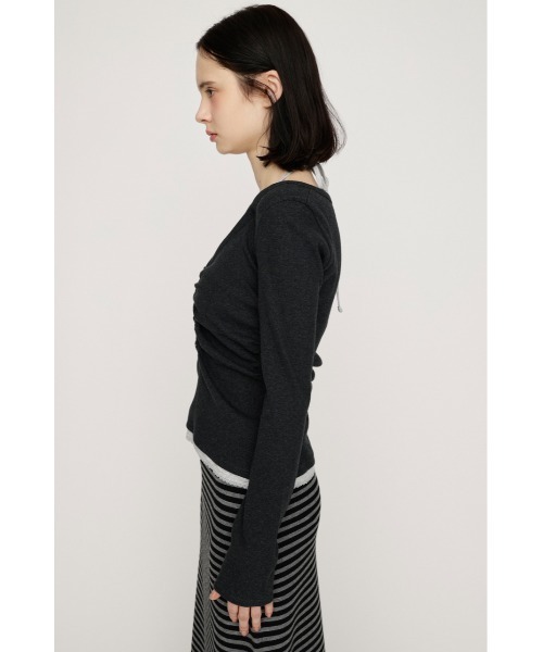 SLY（スライ） tシャツ LAYERED LIKE CUT TOPS レイヤードライクカット