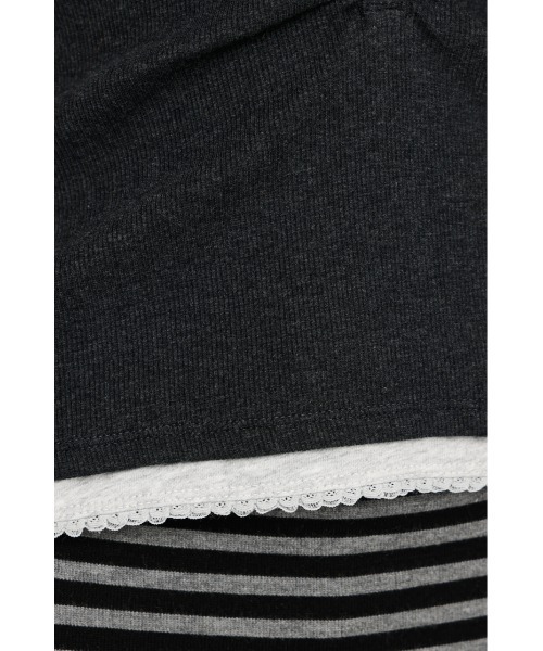 SLY（スライ） tシャツ LAYERED LIKE CUT TOPS レイヤードライクカット