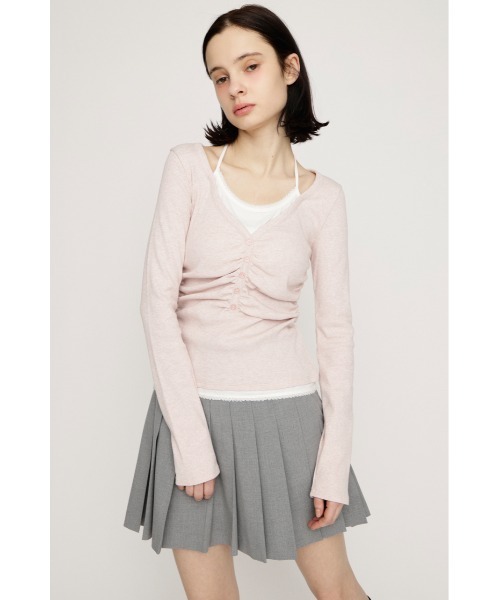 SLY（スライ） tシャツ LAYERED LIKE CUT TOPS レイヤードライクカット