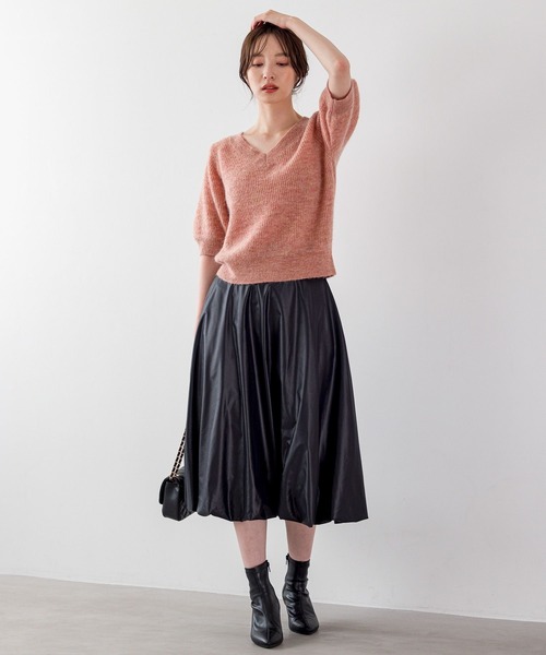 「Andemiu」 スカート FREE ブラック レディース_画像3