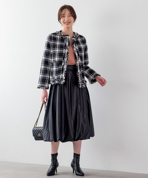 「Andemiu」 スカート FREE ブラック レディース_画像4