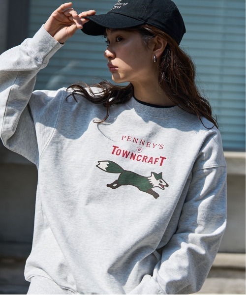 FREAK'S STORE ロゴ × アニマル スウェット　グレー　Free Amazon.co.jp: FREAK'S STORE ロゴ × アニマル スウェット グレー Free