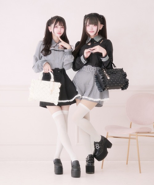 Pal elfy ショルダーバッグ バッグ ビジュー付きキルティング姫痛バ
