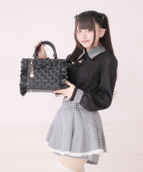 Pal elfy ショルダーバッグ バッグ ビジュー付きキルティング姫痛バ