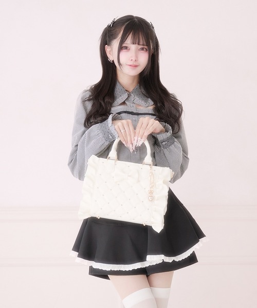 Pal elfy ショルダーバッグ バッグ ビジュー付きキルティング姫痛バ