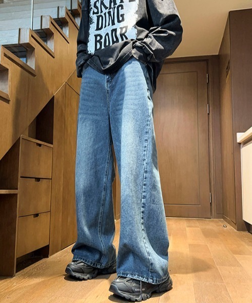 「MGV」 デニムパンツ X-LARGE インディゴブルー メンズ_画像4