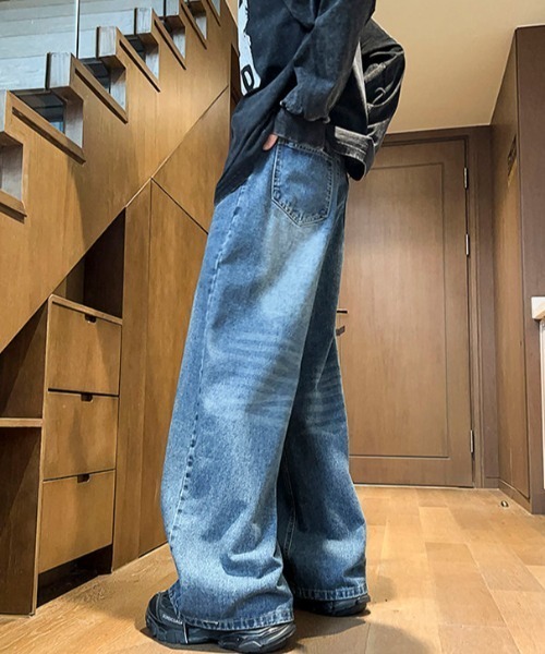 「MGV」 デニムパンツ X-LARGE インディゴブルー メンズ_画像5