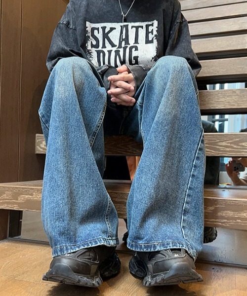 「MGV」 デニムパンツ X-LARGE インディゴブルー メンズ_画像9