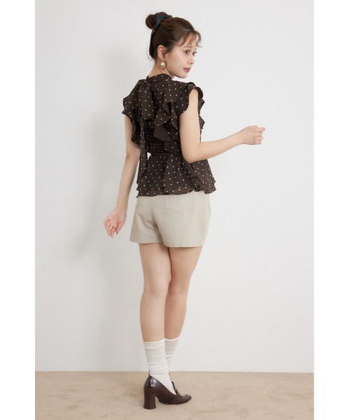 rienda（リエンダ） ブラウス シャツ 「森香澄さん着用」バックリボン