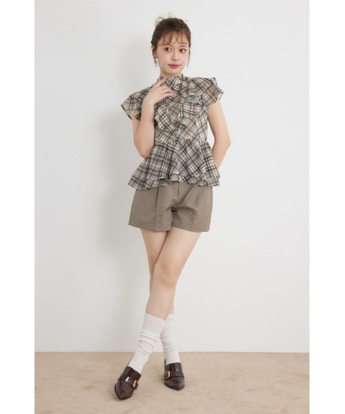 rienda（リエンダ） ブラウス シャツ 「森香澄さん着用」バックリボン